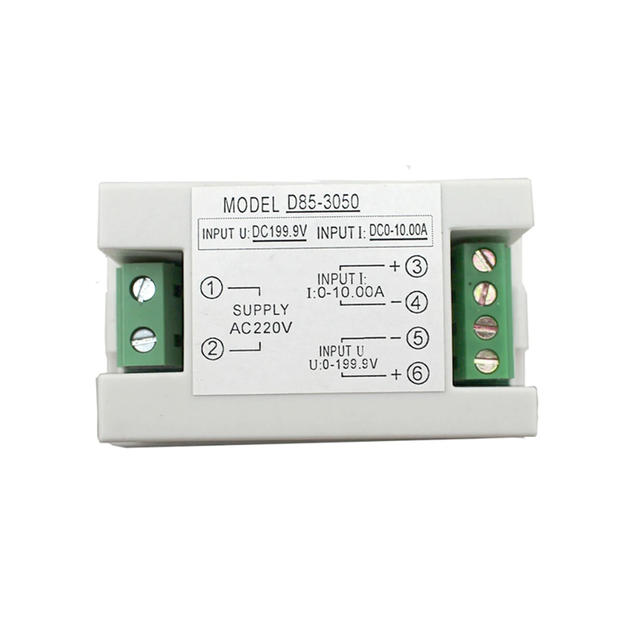 DANIU цифровой D85-3050 постоянного тока 0-200 в 10 А цифровой вольтметр Амперметр ЖК-панель Вольт Ампер метр