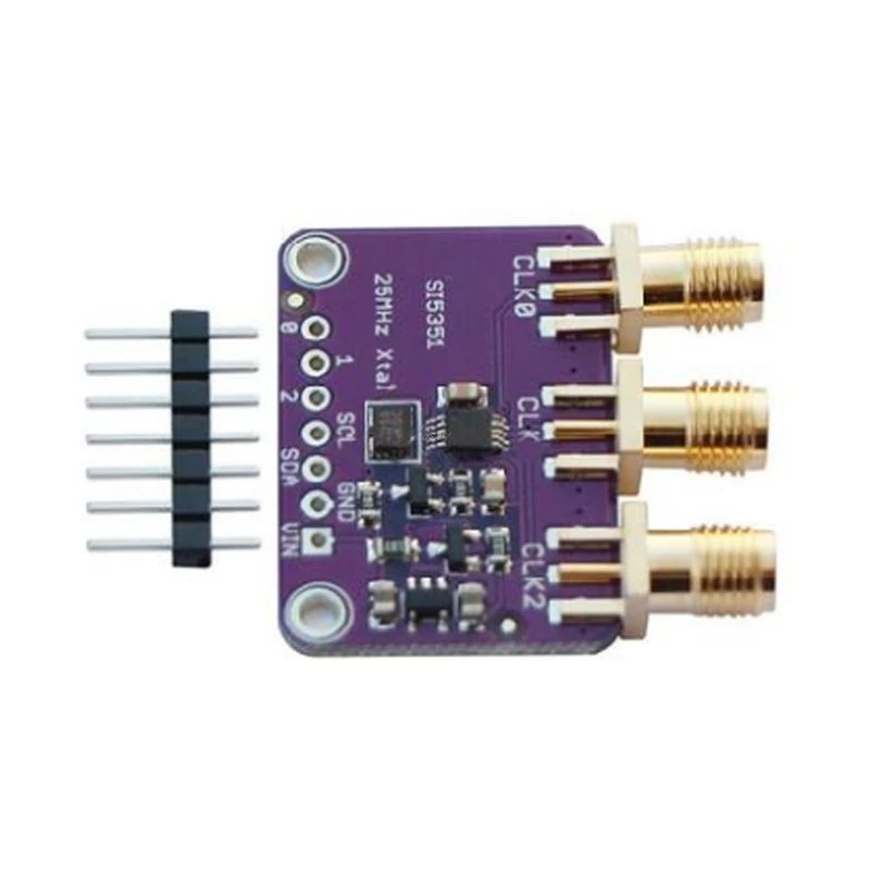 DC 3 V-5 V CJMCU-5351 Si5351A Si5351 I2C тактовый генератор коммутационная плата модуль генератор сигналов часы 8 кГц-160 МГц