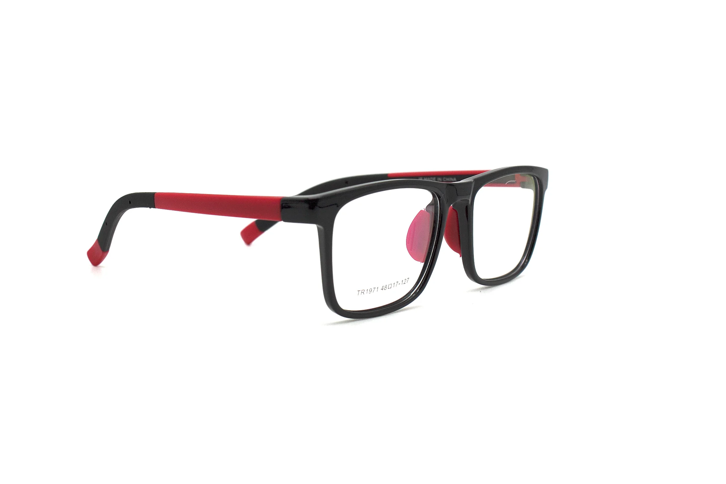 Black Red LuckTime Студенческая оправа для очков дети близорукость Рецептурные очки оптическая рамка для детских очков для новорожденных мальчиков и девочек - Цвет оправы: Black Red