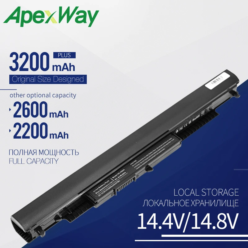 

Laptop battery For HP Pavilion 14-ac0XX 15-ac0XX 255 245 250 G4 240 HSTNN-LB6V HSTNN-LB6U HS03