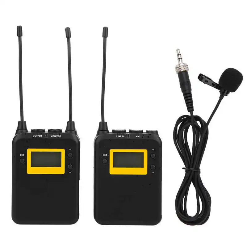 ميكرفون لاسلكي LENSGO LWM-328C 1 In 1 للمقابلات وصناعة محتوى الفيديو و اليوتيوب - Image 1