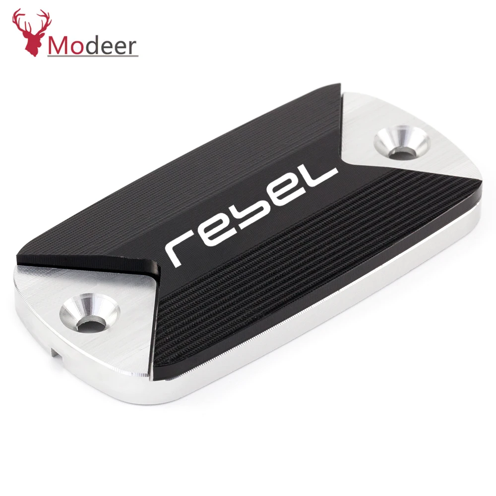 FOR Honda Rebel 300 Rebel 500 REBEL300 REBEL500 2017 Motorcycle CNC Front Brake Fluid Reservoir Cap Cover (14)