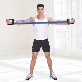

Arm Muscles Exerciser Latex Resistance Yoga Tubes Drawstring Chest Expander Pilates Fitness Bands Training Body Exercise