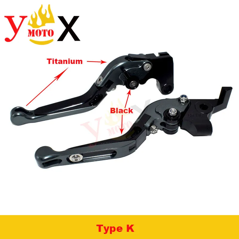 Type K Color Мотоцикл с ЧПУ Складные Выдвижные тормозные рычаги сцепления для SUZUKI HAYABUSA GSXR1300 GSXR 1300 GSX1300R 2008 - Цвет: Type K Color