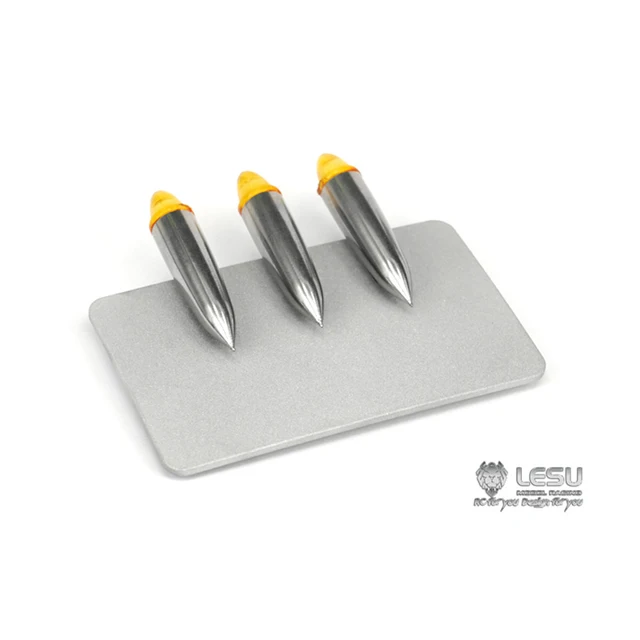 Metal LESU 3MM Roof Lamp without LED Light Mount for 1/14 TAMIYA RC Tractor Truck King Hauler Grand Hauler DIY Model 3