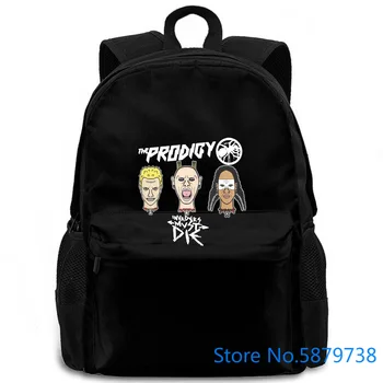 

BUPABNUPALA Prodigy Member Keith Flint Electronic Music Classic Black Angel Grunge Femme women men backpack laptop travel