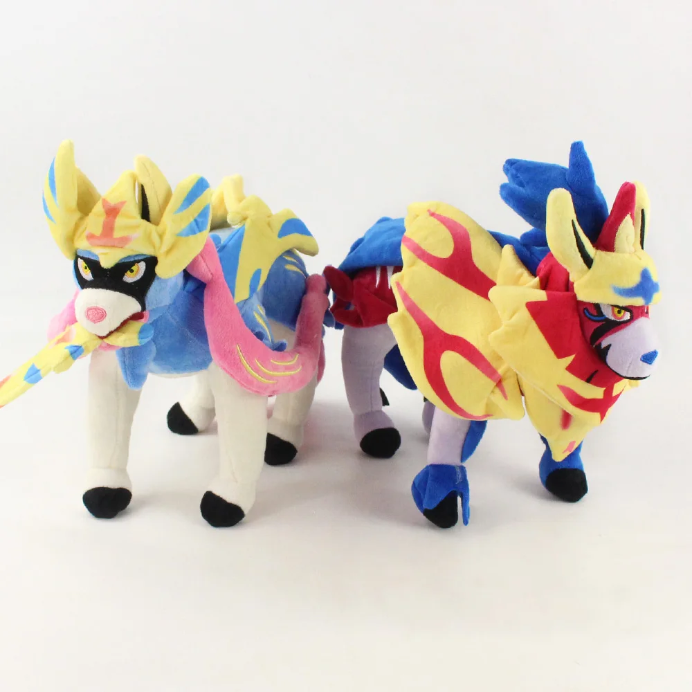 Pokemon Sword Shield Stuffed Plush Toys 30cm Zamazenta Zacian