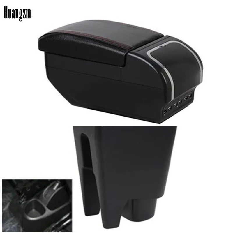 Автомобильный секретарь для Peugeot 107 подлокотник коробка USB 3 цвета украшение