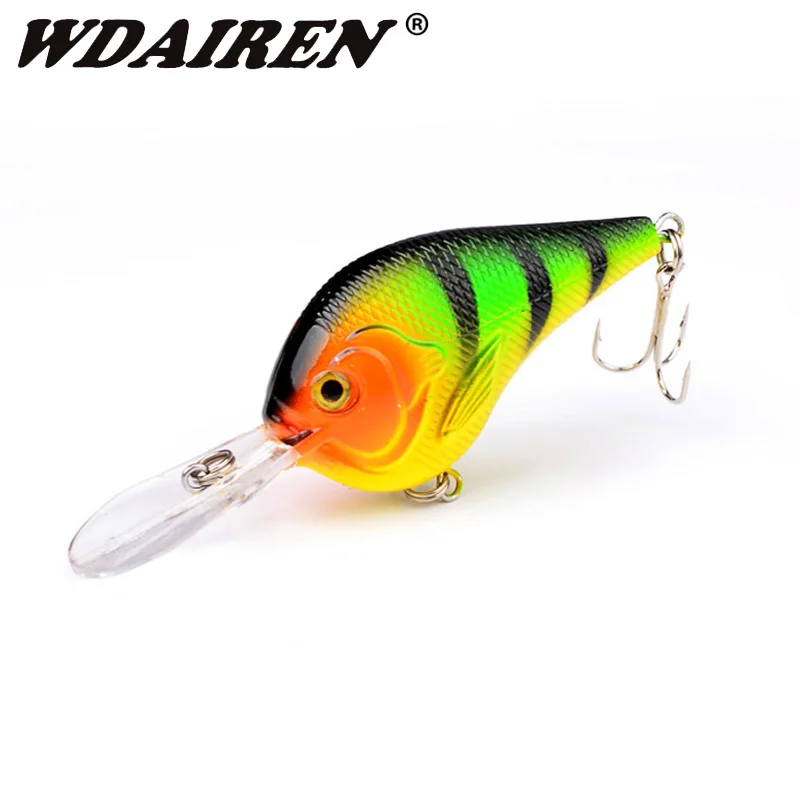

1Pcs Crankbait Wobblers Lure 95mm 9g High Quality Hooks 7 Different Colors Artificial Bait Hard Pesca Fishing Cranks