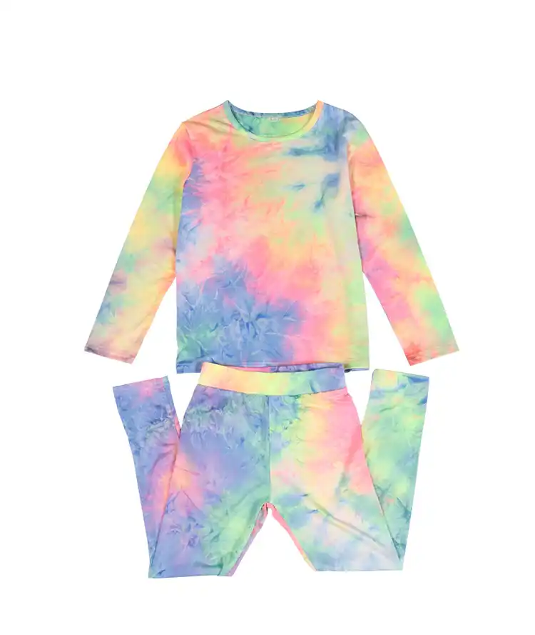 Tie dye family pajamas Clearance