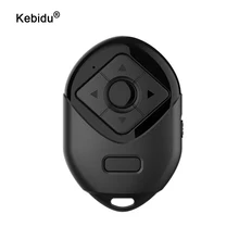 Kebidu mini fotografia bluetooth selfie botão de liberação do obturador controlador adaptador para o telefone selfie foto controle remoto botão