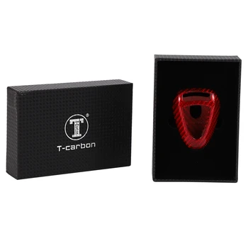 

Premium Real Carbon Fiber Red Case Key Case Fit for 911977,Boxster987,Cayman