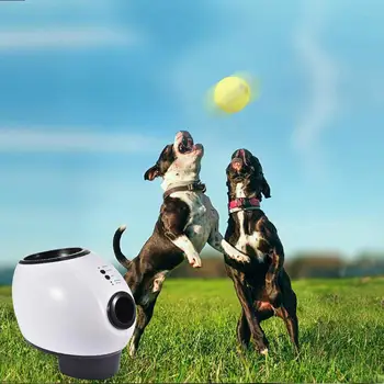 

Dog Pet Toys Tennis Dog Ball Launcher Toy Adjustable Launching Tennis Ball Thrower Machine For Dog Pet Treat Dispenser