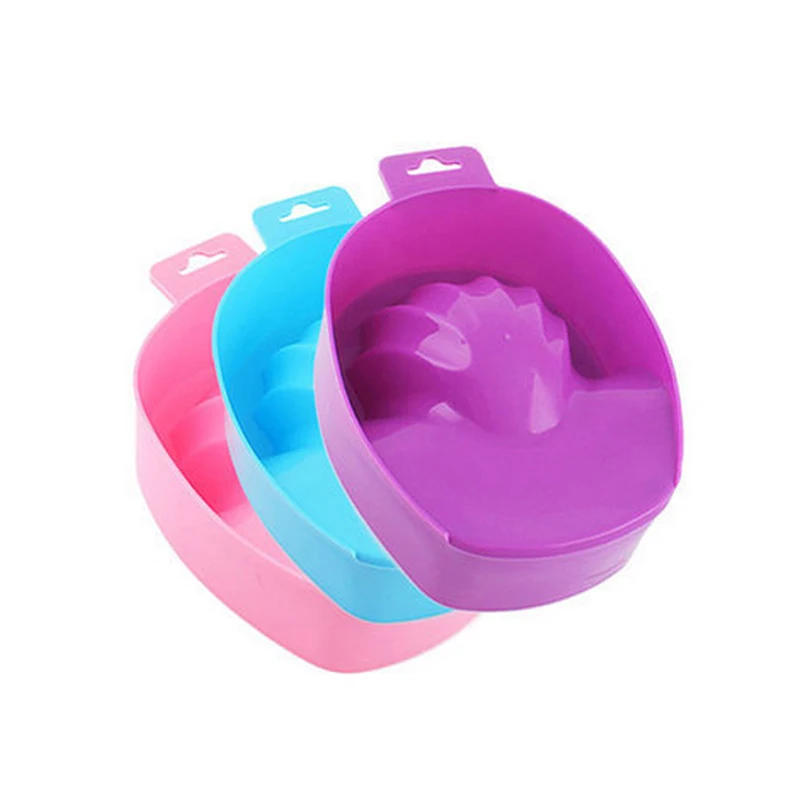 

Nail Art Tips Hand Soak Bowl Tray Treatment Polish Remover Manicure Spa Nail Tools