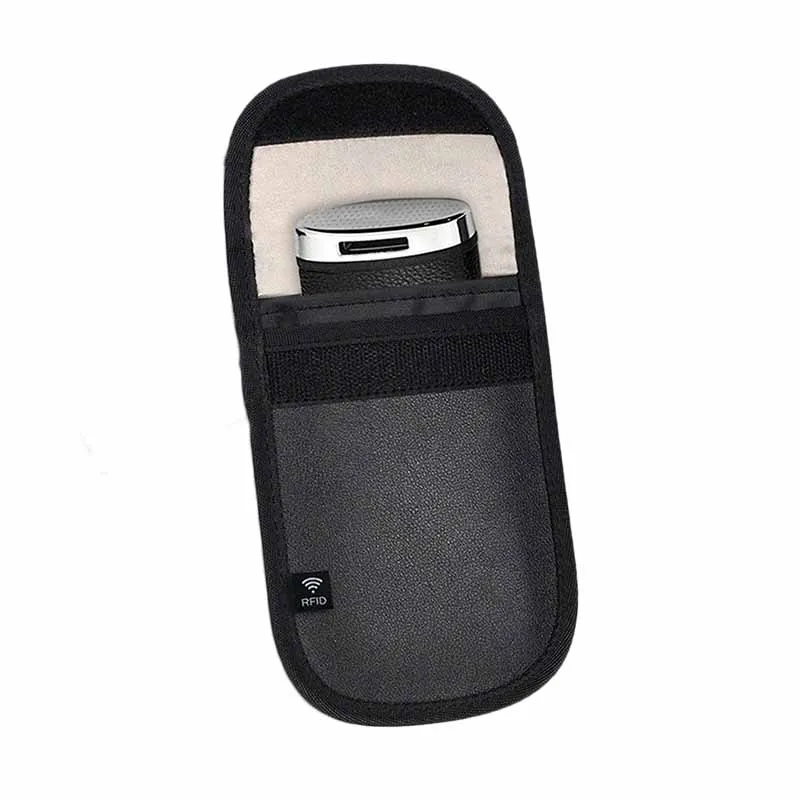 Car Key Signal Blocker Case Faraday Cage Fob Pouch Keyless RFID Blocking Bag