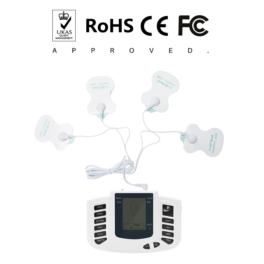 Цифровой электронный аппарат для похудения, импульсный массаж мышц, расслабляющий акупунктурный стимулятор, терапия, массажер, аппарат физиотерапии, инструмент