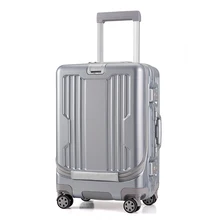 Carrylove 2" дюймовый ноутбук алюминиевая рама Роскошный Жесткий чемодан на колёсиках Спиннер кабина дорожная тележка чемодан с колесами