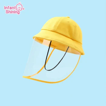 

Infant Shining Baby Hat Children Anti-droplet Hat Dust Caps Young Student's Cap Bucket Hat Deconstructable Anti-virus Caps