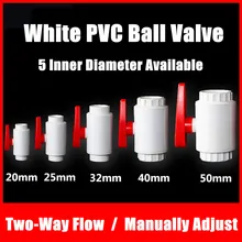 Пластиковые шаровые краны 150PSI высокое Давление гнездо водоснабжения фитинг для водопроводной трубы промышленности сельское хозяйство разъема 20/25/32/40/50 мм