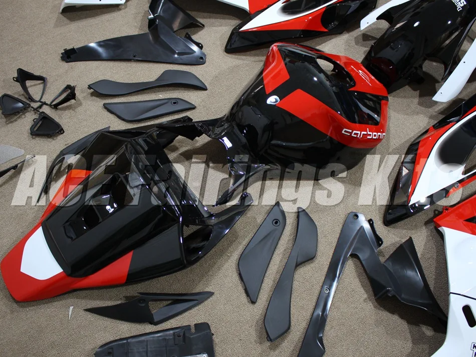 Топ(литье под давлением) ABS полный обтекатель комплект, пригодный для Honda CBR1000RR 04 05 2004 2005 Обтекатели набор красный черный белый на заказ