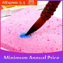 3 шт./компл. Профессиональный хорошо впитывают воду, губка для гуашь акварель картина маслом r20