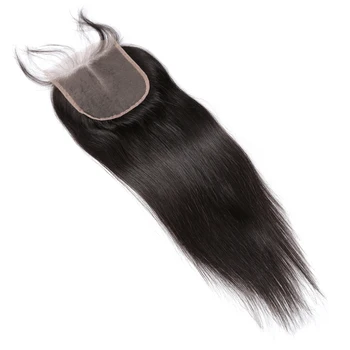 

Wigirl Straight Hair Lace Closure 6x6 Human Virgin Hair Closure with baby hair Middle/Free Part Shipping Free