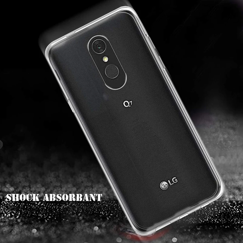 Прозрачный Силикон ТПЭ для LG G7 Q Stylus Plus Alpha X Power 3 ThinQ чехол телефона задняя крышка
