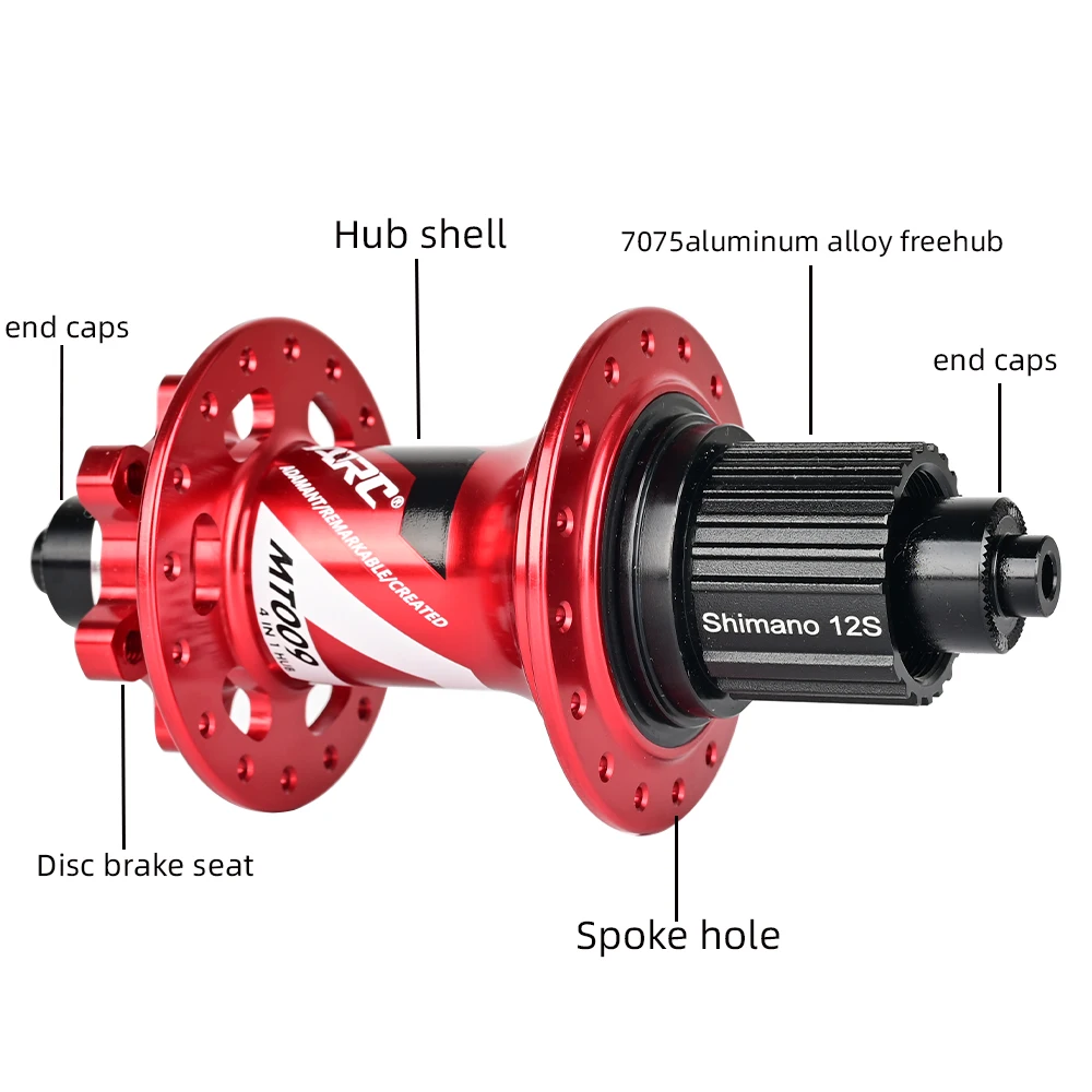 Arc 009 MTB Hub NBK 4 Sealed Bearing Hub 32 Holes 6 Claws Mountain
