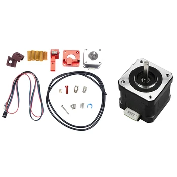 

3D Printer Motors, Nema 17 Stepper Motor & Aluminium Cr-10S Pro Ender 3 for Btech Double Gear Pulley Extruder Upgrade