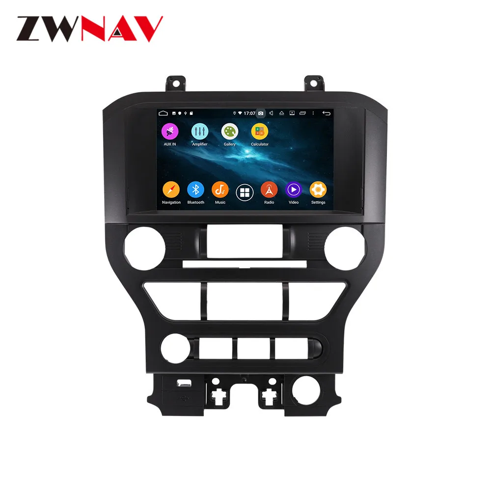 128G Carplay Android 10 Car GPS Navigation For Ford Mustang 2015+ Autostereo Headunit Multimedia Player Car Radio Tape Recorder