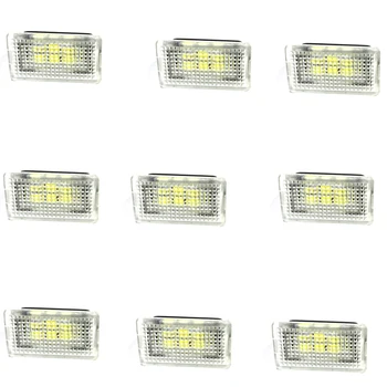 

9Pcs LED Light Bulbs Kit Trunk Frunk Light for Tesla Model 3 S X Ultra Bright Easy Plug Replacement LED Interior Lamp