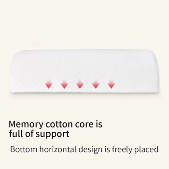 

Neck Travel Knee Support Memory Foam Home Back Ergonomic Cushion Half Round Office Multifunctional Leg Pillow Sleeping Pregnancy