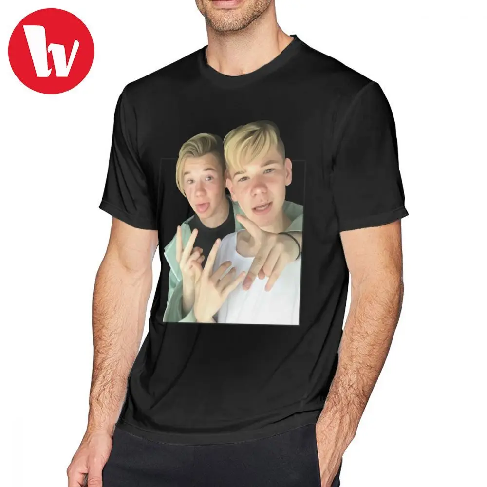 Marcus And Martinus T Shirt Drawing T-Shirt Print 100 Percent Cotton Tee Plus size Classic Tshirt |