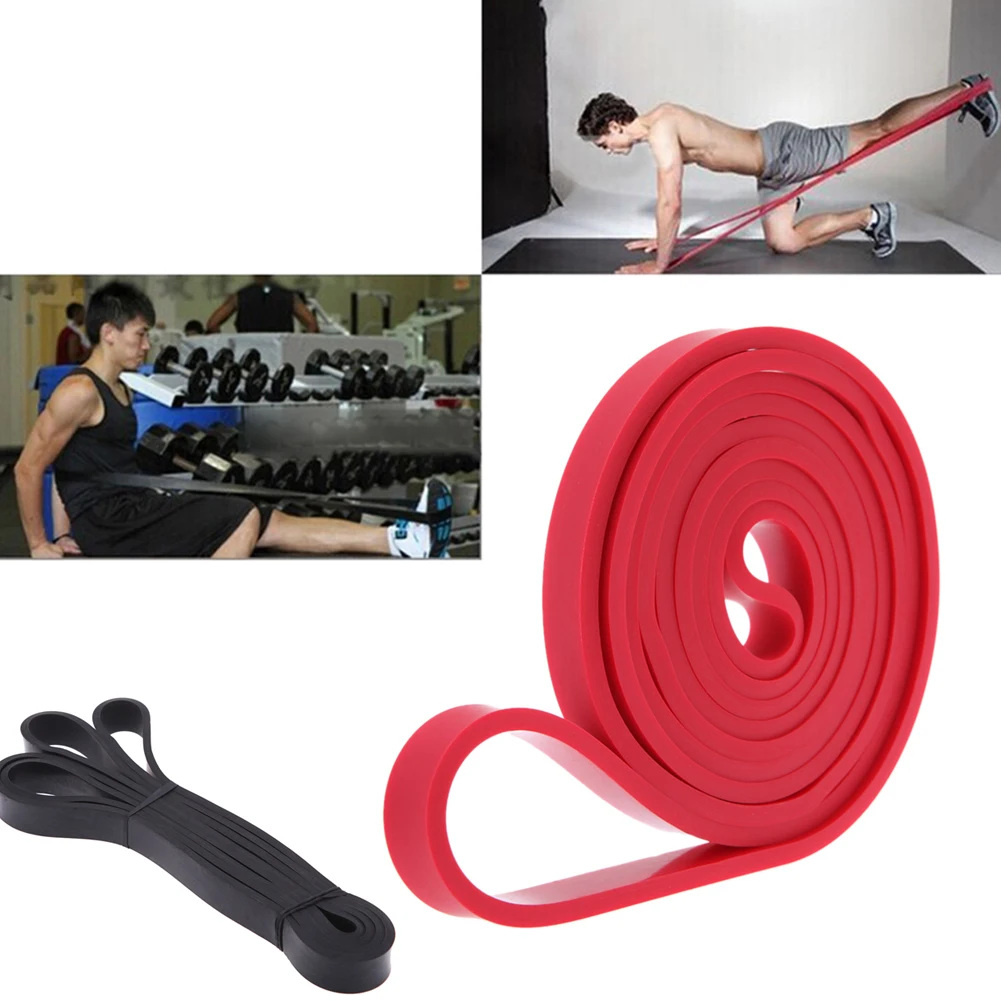 Natural Latex Pull Up Physio Resistance Bands Fitness  Loop Bodybuilding Yoga Exercise Fitness Equipment