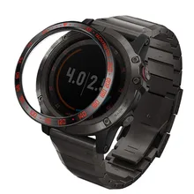 Для часов Garmin Fenix 5/5 Plus, Безель, кольцо из нержавеющей стали, скульптурный тахиметр, клейкая крышка, защита от царапин, кольцо