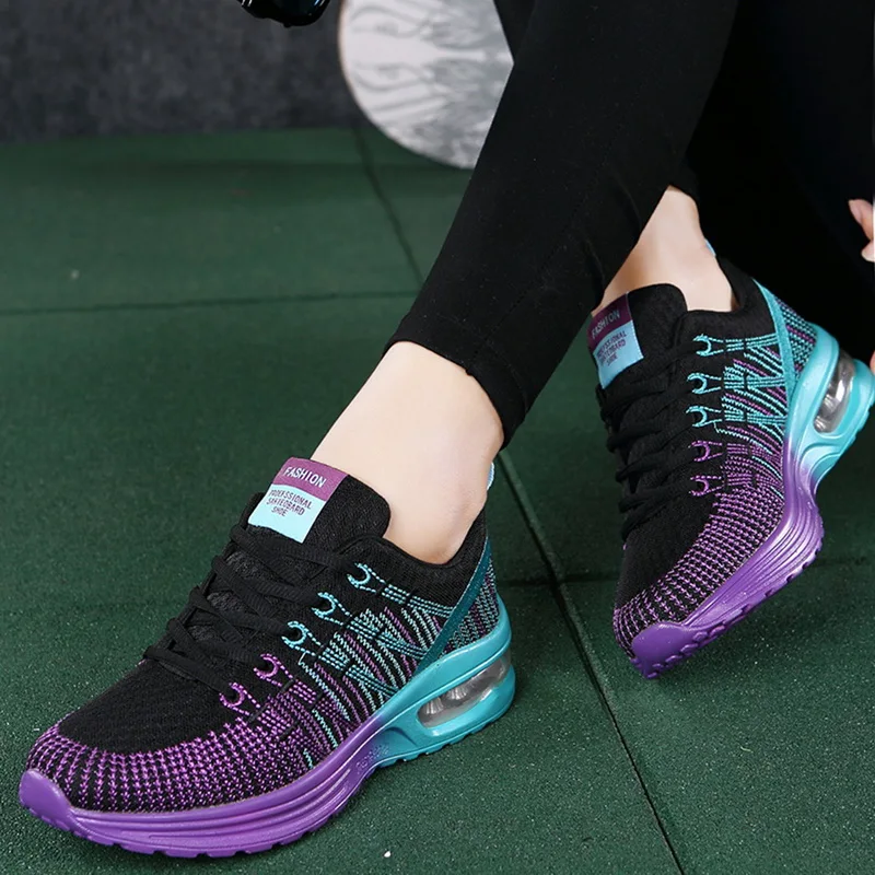 Женская теннисная обувь; спортивная обувь для фитнеса; дышащая обувь для бега; большие размеры 35-42; повседневная спортивная обувь для улицы; tenis feminino
