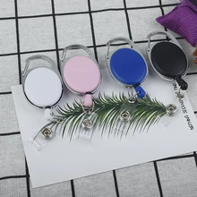 

Elastic keychain sports retractable alarm work card key chain anti-lost retractable key ring key small accessories