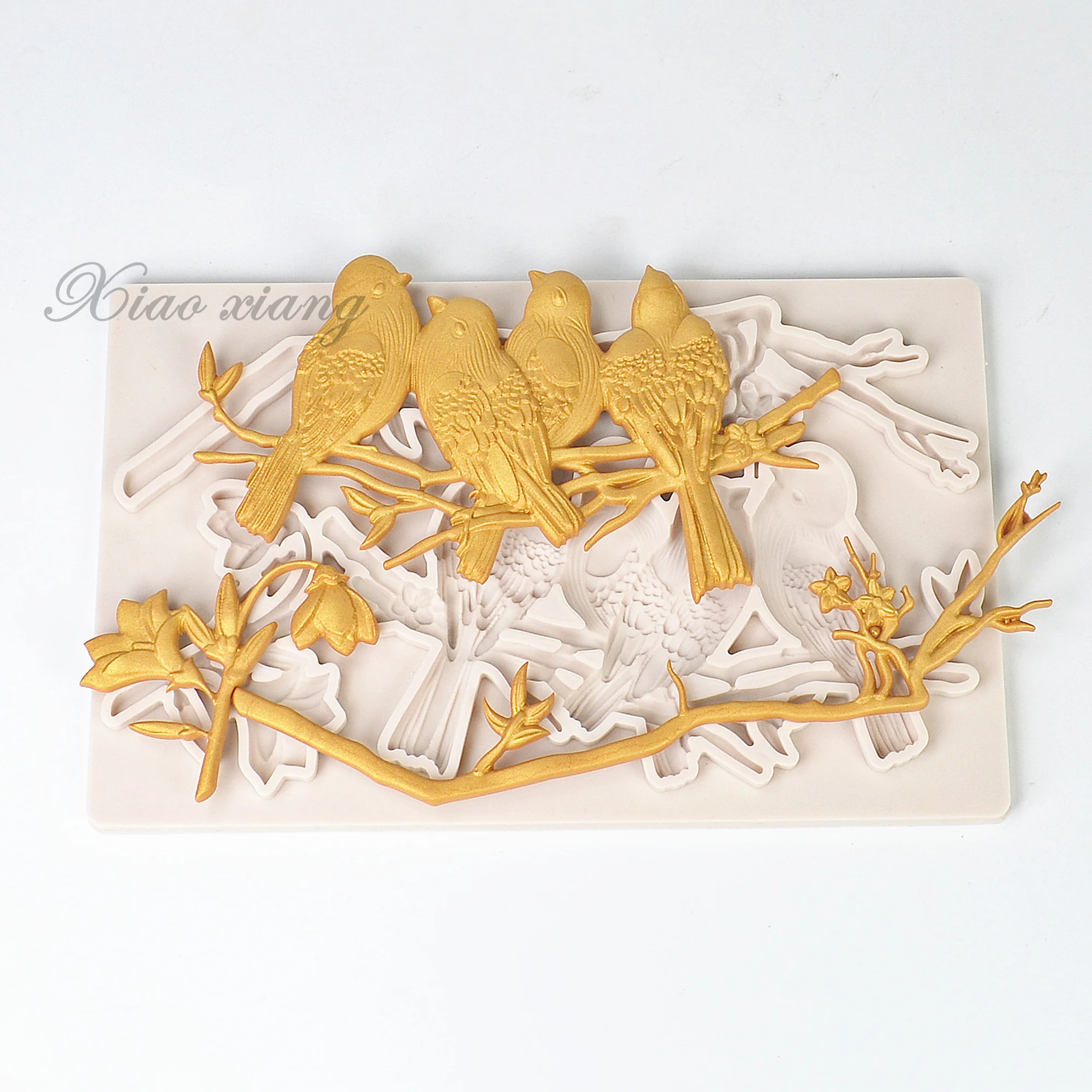 Птицы Силиконовые Fondant (сахарная) пресс-формы для выпечки форма - Цена: 949,83 руб.