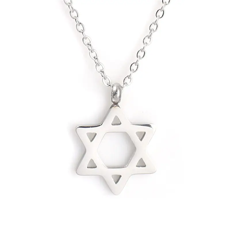 Fashion Stainless Steel Necklace Elephant Tree Love Symbol Pentagram Star Women Holiday Jewelry Gift 40cm - 39cm Long 1PC | Украшения и