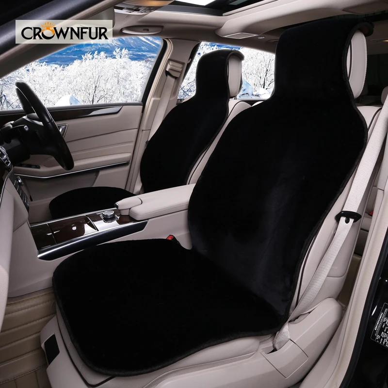 Artificial fur car seat covers Fit for most cars Soft and warm
