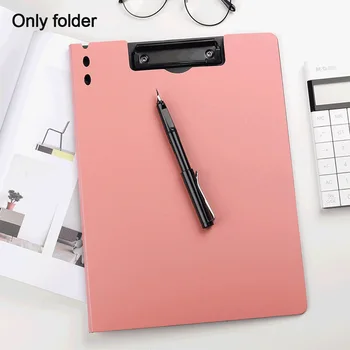

A4 With Metal Clip Conference PP File Folder School Document Organizer Work Solid Vertical Type Home Office Stationery Business