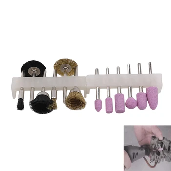 

12Pcs Engraving Electric Rotary Tool Set Abrasive Wheel Grinder Head For Dremel Sanding Polishing Cutting Bit Multitool