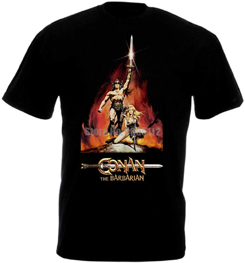 Футболка с 3D-принтом Conan Варвара Постер из фильма Youth Graphic странные летние