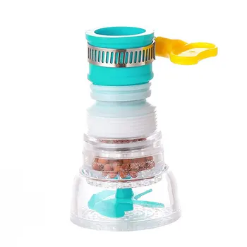 

Universal Kitchen Faucet Water Tap Heads 360 Degree Rotating Household Water Purifier Filter Sprayer Activated Carbon Filtration