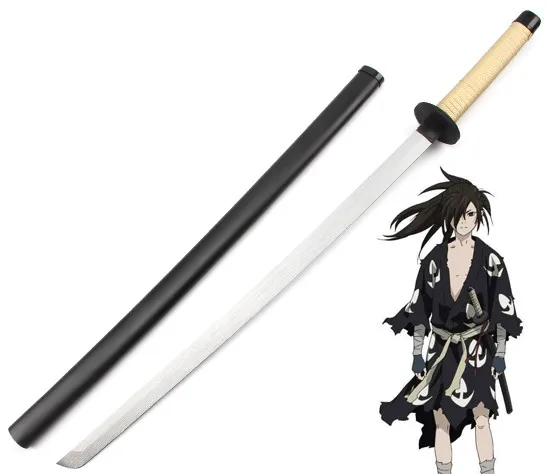 Аниме Dororo Hyakkimaru деревянный меч для косплея реквизит Хэллоуина вечерние сцены