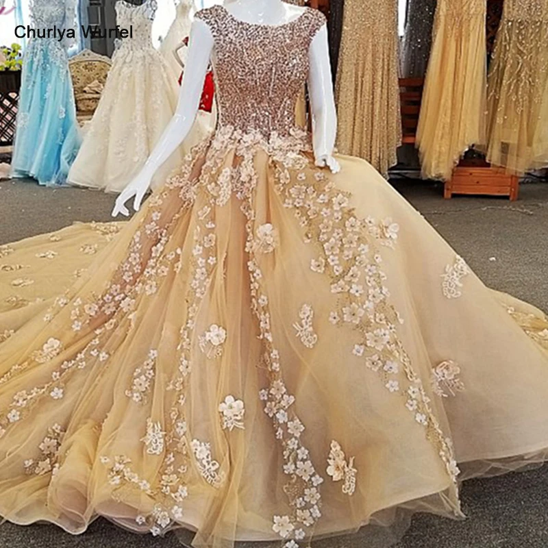 LSX00350 вечернее платье es Длинные Цветы на шнуровке сзади vestido longo de festa элегантное Пышное Бальное платье вечернее платье реальные фотографии