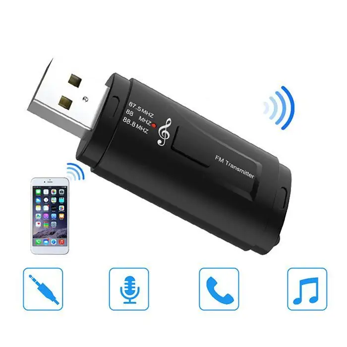 Aux Bluetooth 3,5 мм USB беспроводной автомобильный аудиоприемник A2DP музыкальный приемник адаптер для Android/IOS мобильный телефон Bluetooth автомобильный комплект