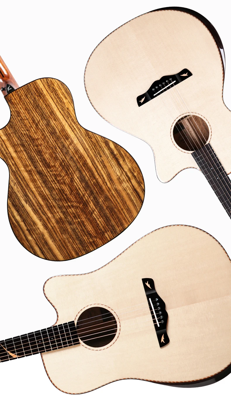 Dadarwood OMH404CS твердая верхняя акустическая электрогитара, гитара ra acustica