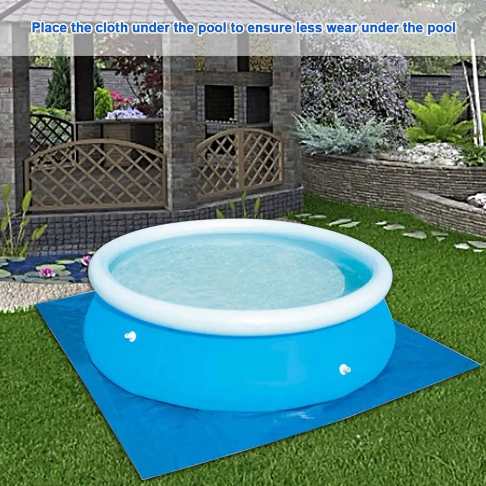 Foldable Cover Cloths Pool Ground Cloth Mat For Round Above Ground
