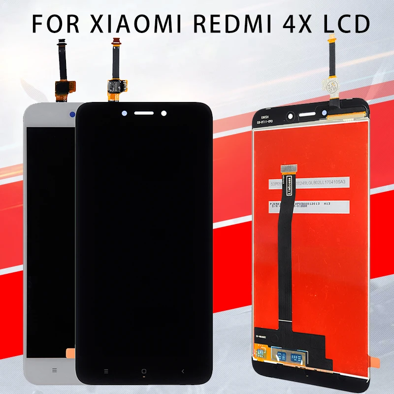 

Dinamico 4X Display For Xiaomi Redmi 4X Lcd With Touch Panel Glass Screen Digitizer Assembly Replacement Free Shipping+Tools